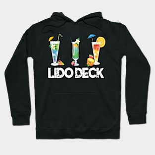 Drinks on the lido deck cruise ship Hoodie